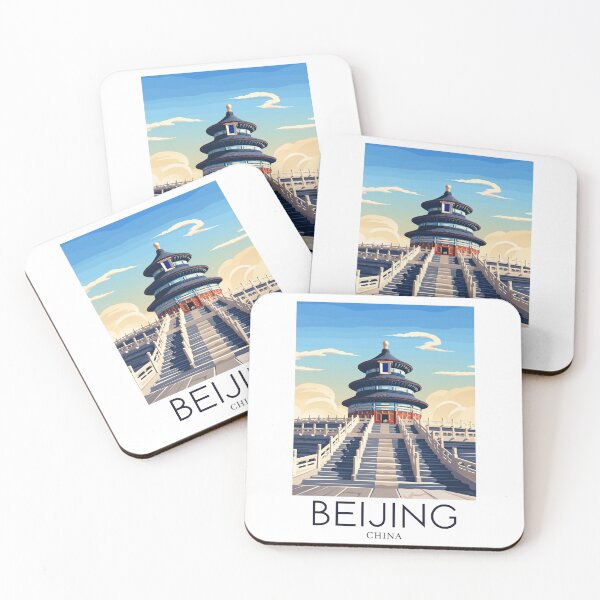 Item preview, A Pop Art Travel Print of Beijing - China designed and sold by StudioRedKoala.