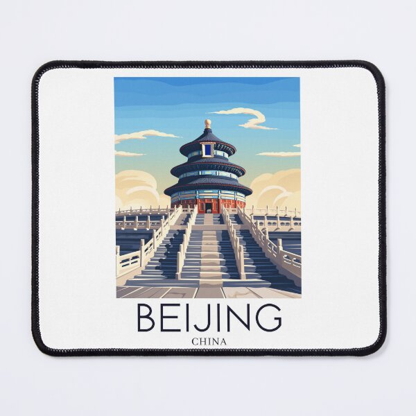 Item preview, A Pop Art Travel Print of Beijing - China designed and sold by StudioRedKoala.