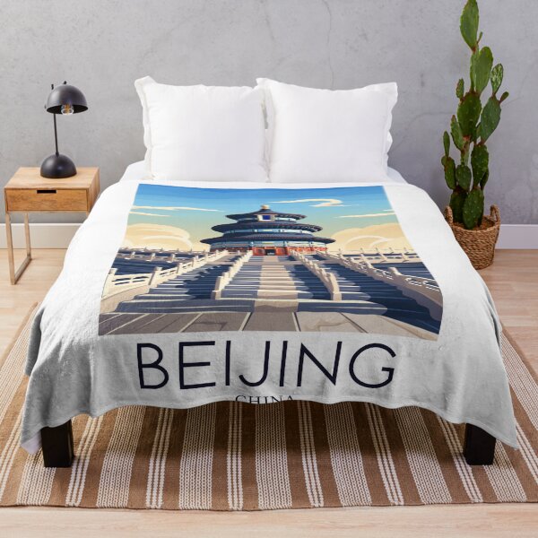 Item preview, A Pop Art Travel Print of Beijing - China designed and sold by StudioRedKoala.