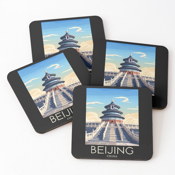 Item preview, A Pop Art Travel Print of Beijing - China designed and sold by StudioRedKoala.