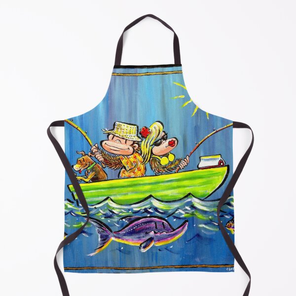 Item preview, Apes Fishing in a Boat designed and sold by Walter Moore.