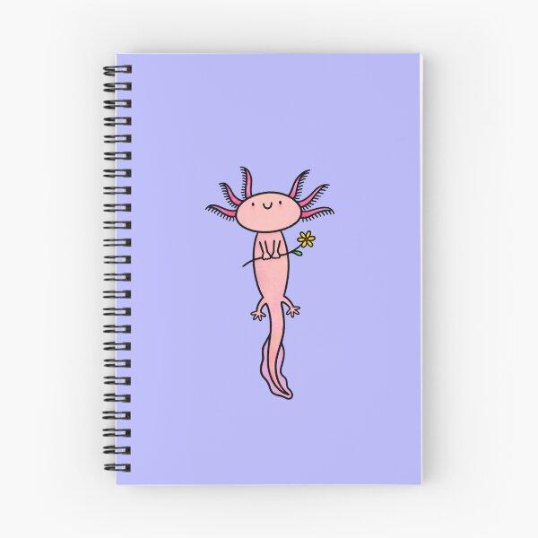 Item preview, Cute Axolotl with Flower designed and sold by Claske.