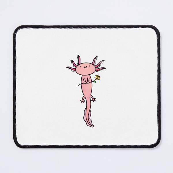 Item preview, Cute Axolotl with Flower designed and sold by Claske.