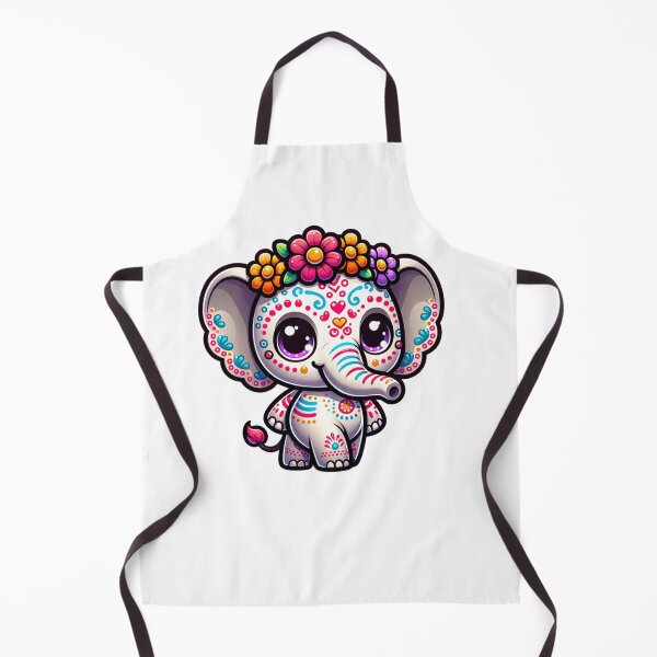 Item preview, Dia De Los Muertos Elephant designed and sold by thefurrypickle.
