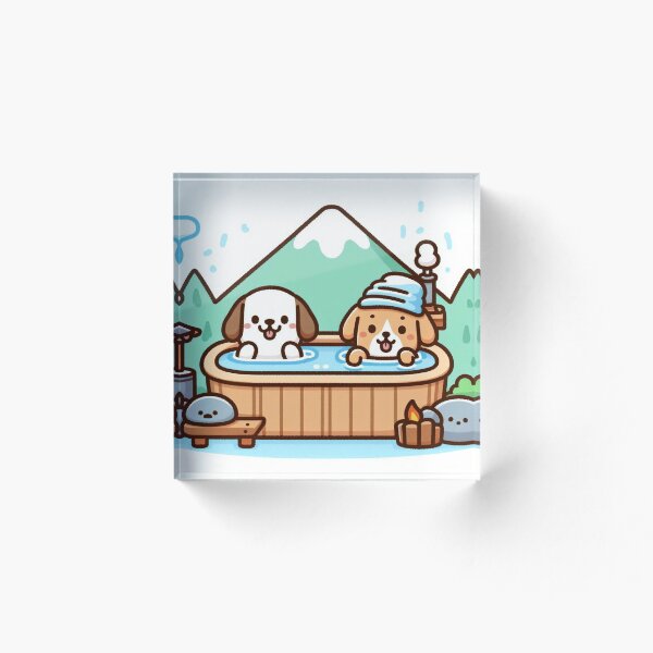 Item preview, Doggos Onsen 2  designed and sold by ClearNight.