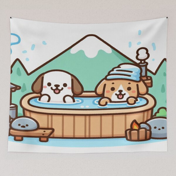 Item preview, Doggos Onsen 2  designed and sold by ClearNight.