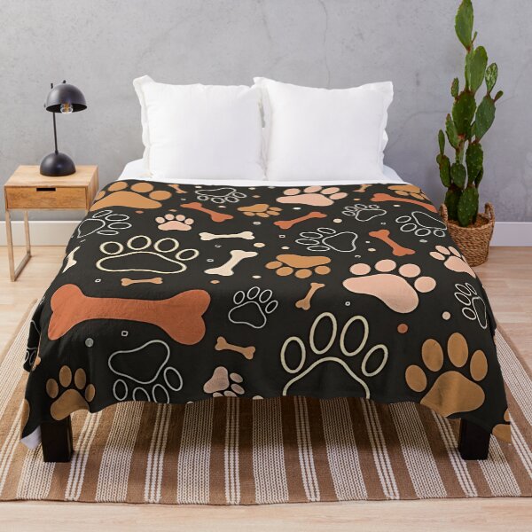 Item preview, Paw Prints and Bones Pattern designed and sold by asbno19.