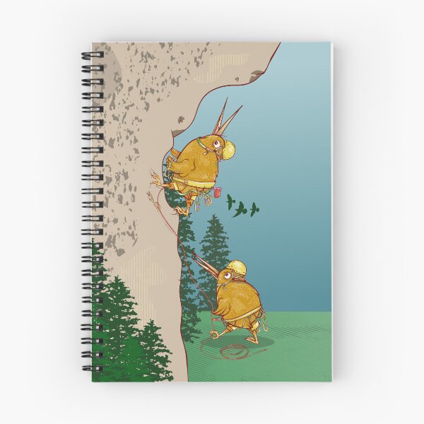 Item preview, Kiwi birds rock climbing New Zealand designed and sold by piedaydesigns.