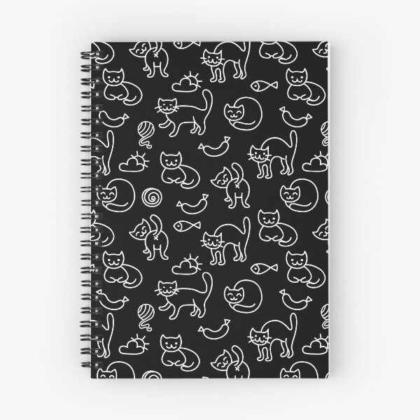 Item preview, Cute Cat Doodle Pattern designed and sold by asbno19.