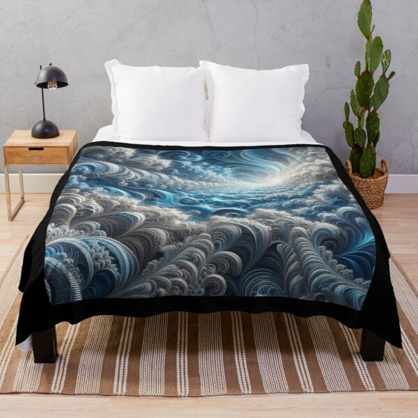 Item preview, Fractal Waves 4 designed and sold by Sybille-Yates.
