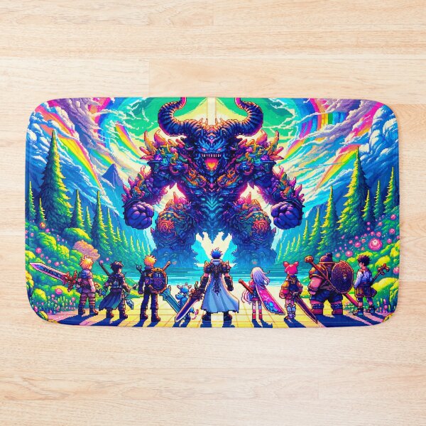 Item preview, RPG Pixel Art | 16 Bit Battle | Pixel Art Artwork | Rainbow Monster designed and sold by OrganicLights.