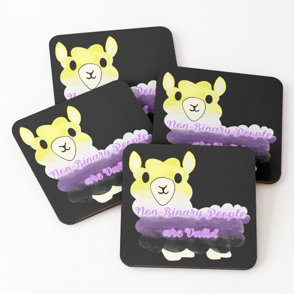 Item preview, Non-Binary Llama designed and sold by CraftyCelestial.