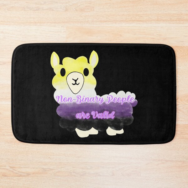 Item preview, Non-Binary Llama designed and sold by CraftyCelestial.
