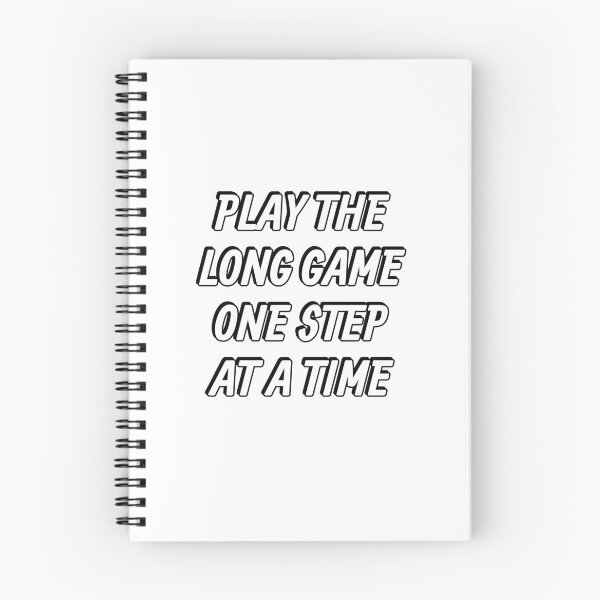 Item preview, Play the long game one step at a time designed and sold by Inspirationmotivation.