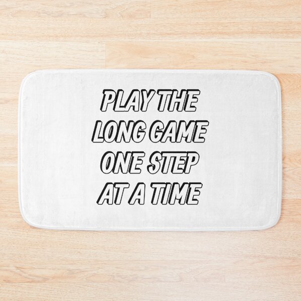 Item preview, Play the long game one step at a time designed and sold by Inspirationmotivation.