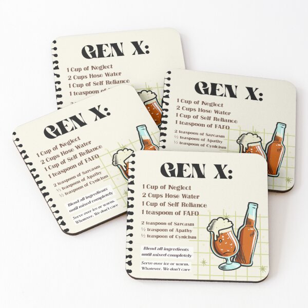 Item preview, Gen X Recipe designed and sold by DesignsbyDugar.