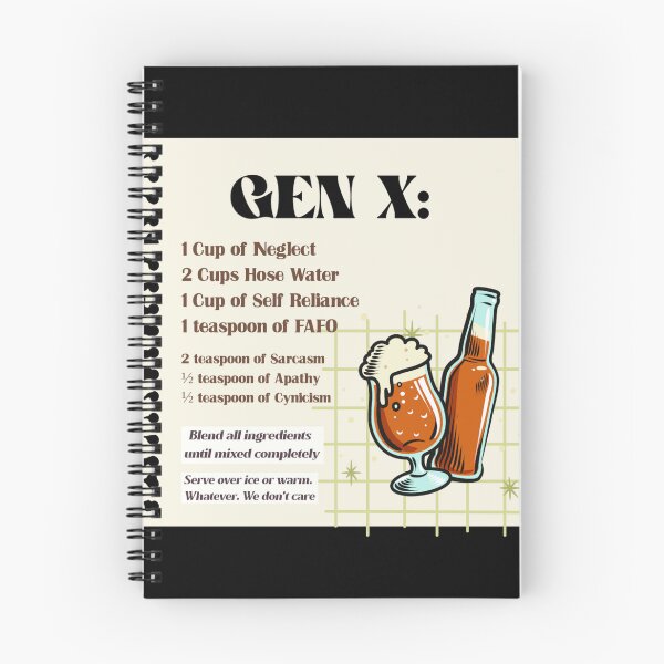 Item preview, Gen X Recipe designed and sold by DesignsbyDugar.