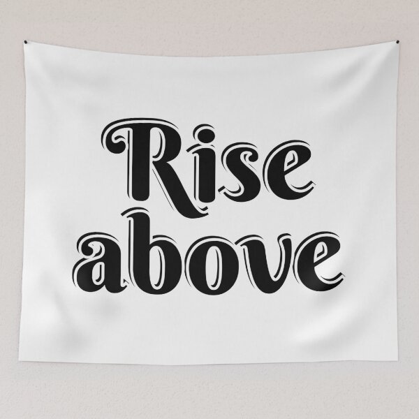 Item preview, Rise above - short motivational phrases designed and sold by Inspirationmotivation.