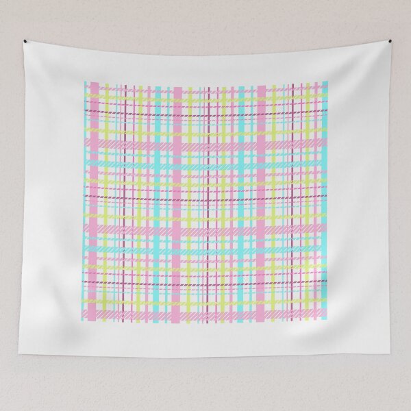 Item preview, Soft Elegance: Pastel-Coloured Plaid Style Background designed and sold by hjian8219.