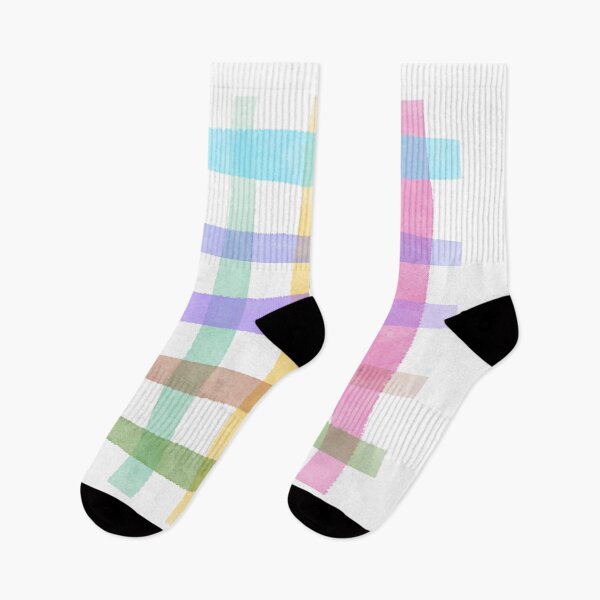 Item preview, Hand-Painted Harmony: Pastel-Coloured Plaid Pattern Background" designed and sold by hjian8219.