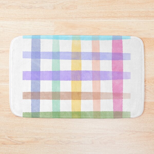 Item preview, Hand-Painted Harmony: Pastel-Coloured Plaid Pattern Background" designed and sold by hjian8219.