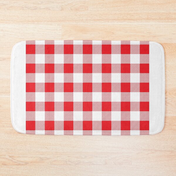 Item preview, Classic Charm: Red and White Gingham Pattern" designed and sold by hjian8219.