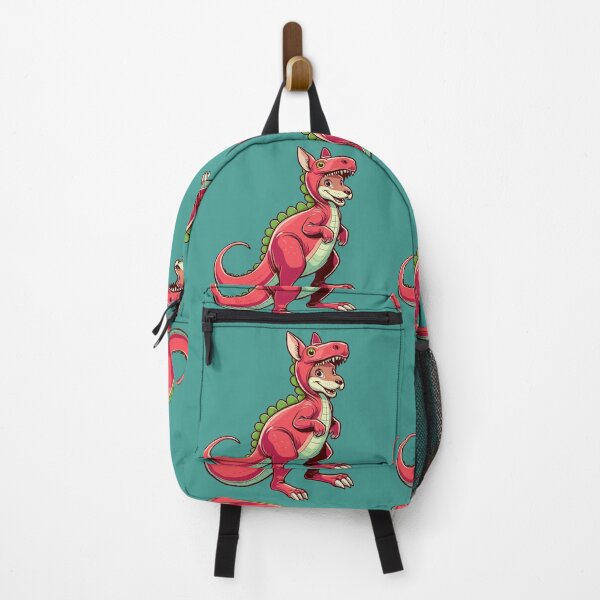 Item preview, Kangaroo Wearing a Dinosaur Costume designed and sold by Ghost on Toast.