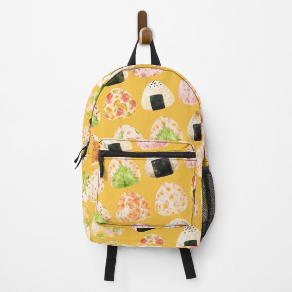 Item preview, Onigiri Pattern Yellow - Japanese Rice Ball - designed and sold by YUI Works.