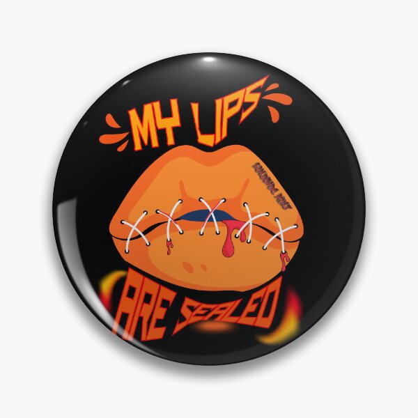 Item preview, My lips are sealed  designed and sold by Wildside  Kult.