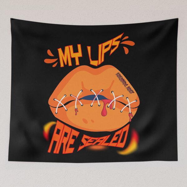 Item preview, My lips are sealed  designed and sold by Wildside  Kult.