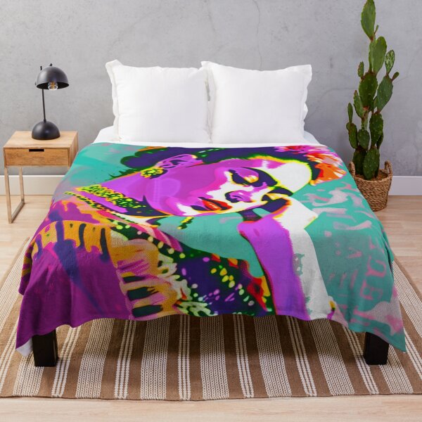 Item preview, Colorful pop art Frida designed and sold by Carinaprint.