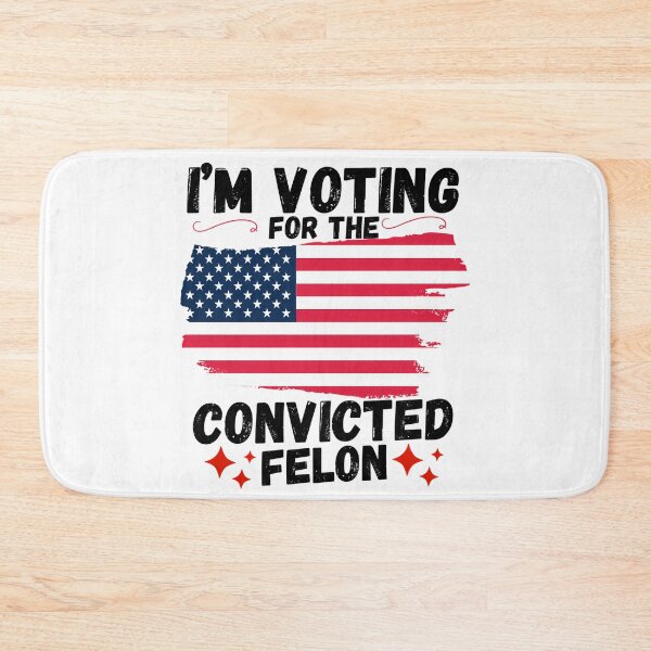 Item preview, Im voting for the convicted felon 2024 designed and sold by VividDripCo.