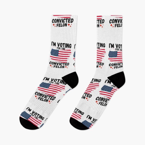 Item preview, Im voting for the convicted felon 2024 designed and sold by VividDripCo.