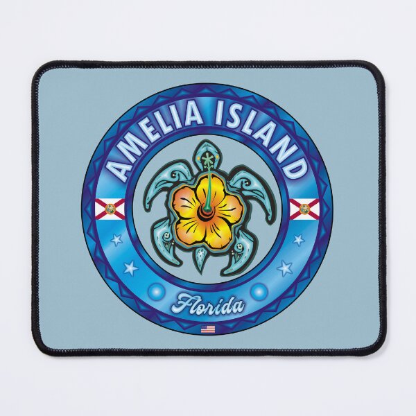 Item preview, Amelia Island Florida sea turtle hibiscus designed and sold by studioss76.