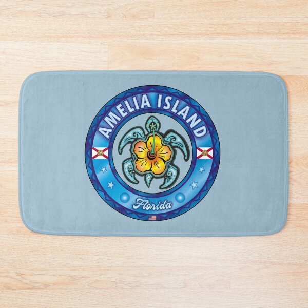 Item preview, Amelia Island Florida sea turtle hibiscus designed and sold by studioss76.