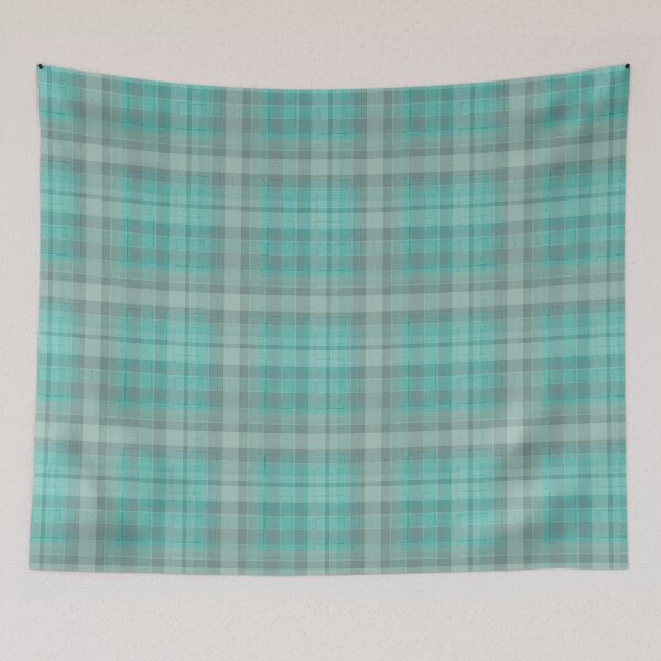 Item preview, Watercolor Plaid Teal designed and sold by TanglePatch.