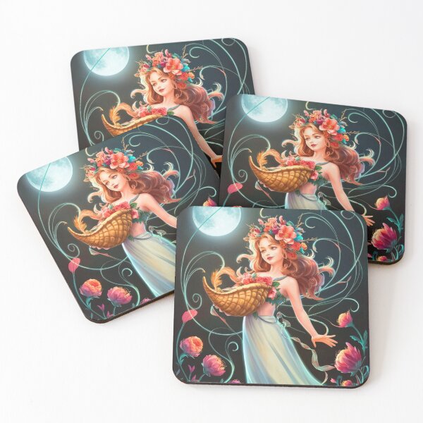 Item preview, Virgo Astrology. Moon in Virgo, Zodiac sign, Virgo symbol designed and sold by ZodiacWonders.
