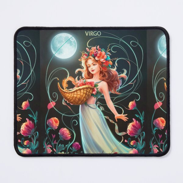 Item preview, Virgo Astrology. Moon in Virgo, Zodiac sign, Virgo symbol designed and sold by ZodiacWonders.