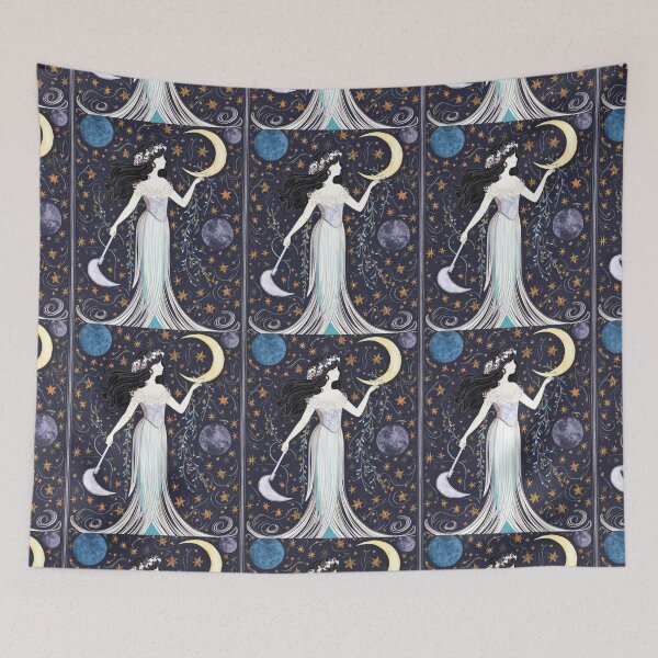 Item preview, Virgo Astrology. Moon in Virgo, Zodiac sign, Virgo symbol designed and sold by ZodiacWonders.