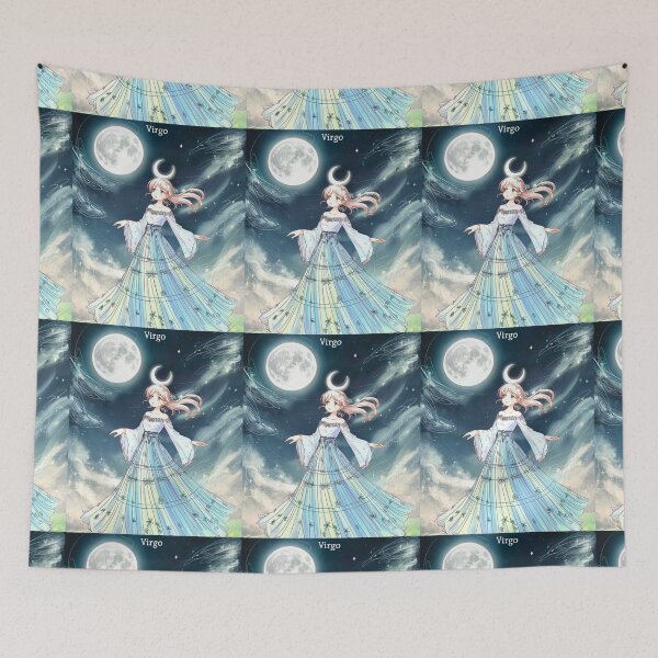 Item preview, Virgo Astrology. Moon in Virgo, Zodiac sign, Virgo symbol designed and sold by ZodiacWonders.