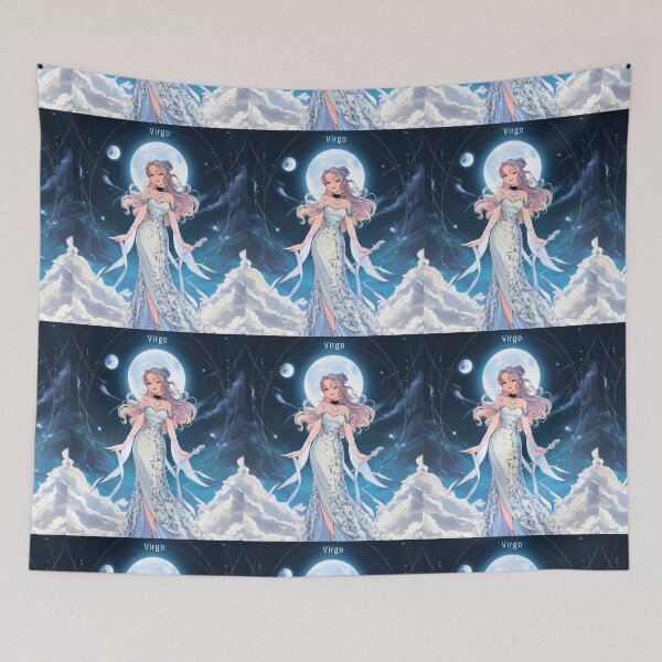 Item preview, Virgo Astrology. Moon in Virgo, Zodiac sign, Virgo symbol designed and sold by ZodiacWonders.