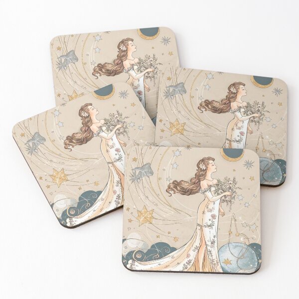 Item preview, Virgo Astrology. Moon in Virgo, Zodiac sign, Virgo symbol designed and sold by ZodiacWonders.