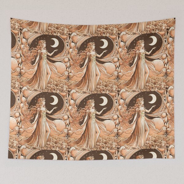 Item preview, Virgo Astrology. Moon in Virgo, Zodiac sign, Virgo symbol designed and sold by ZodiacWonders.