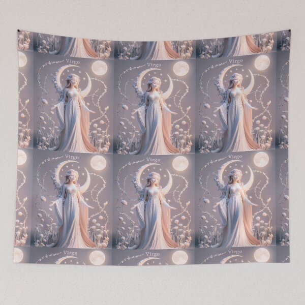 Item preview, Virgo Astrology. Moon in Virgo, Zodiac sign, Virgo symbol designed and sold by ZodiacWonders.