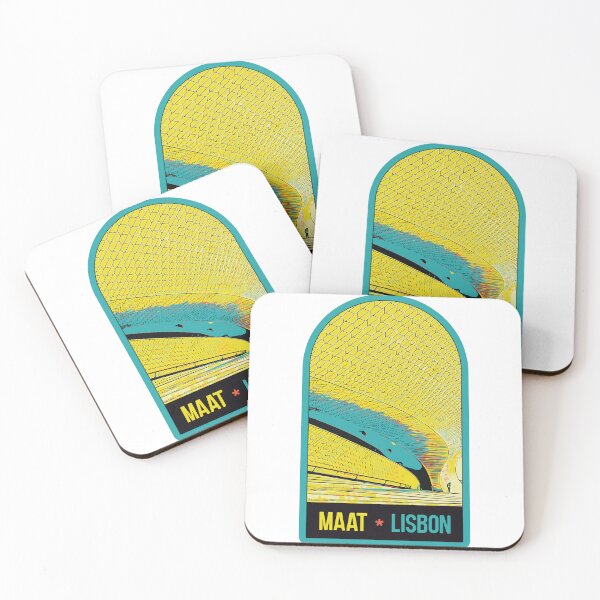 Item preview, MAAT Museum Lisbon yellow illustration designed and sold by Lemomo-artworks.