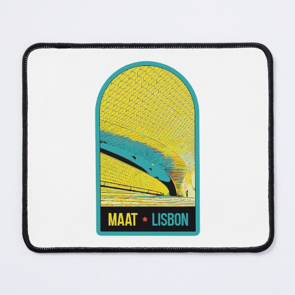Item preview, MAAT Museum Lisbon yellow illustration designed and sold by Lemomo-artworks.