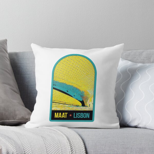 Item preview, MAAT Museum Lisbon yellow illustration designed and sold by Lemomo-artworks.