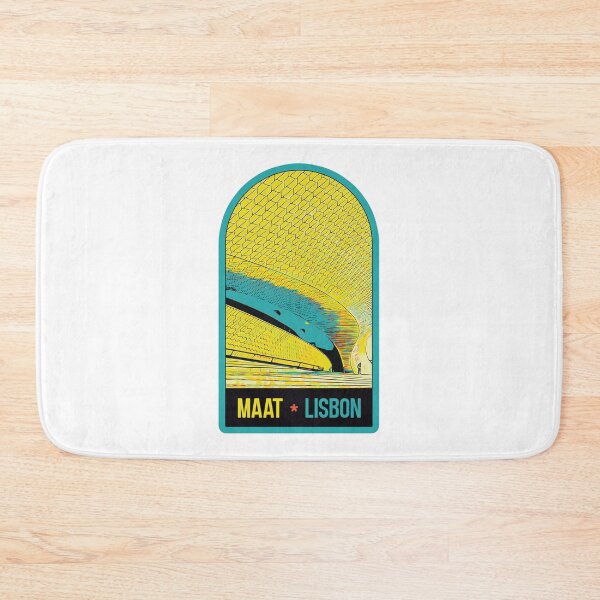 Item preview, MAAT Museum Lisbon yellow illustration designed and sold by Lemomo-artworks.