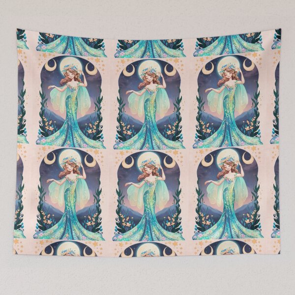 Item preview, Virgo Astrology. Moon in Virgo, Zodiac sign, Virgo symbol designed and sold by ZodiacWonders.