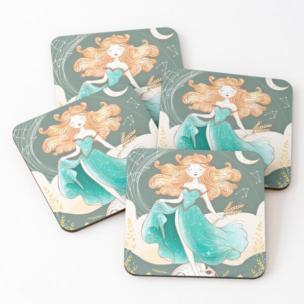 Item preview, Virgo Astrology. Moon in Virgo, Zodiac sign, Virgo symbol designed and sold by ZodiacWonders.